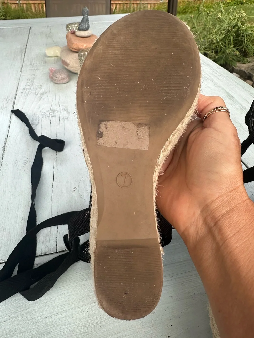 Lulu’s Black Canvas Espadrilles